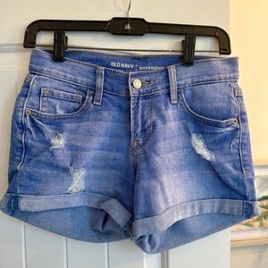 Boyfriend Style Jean Shorts